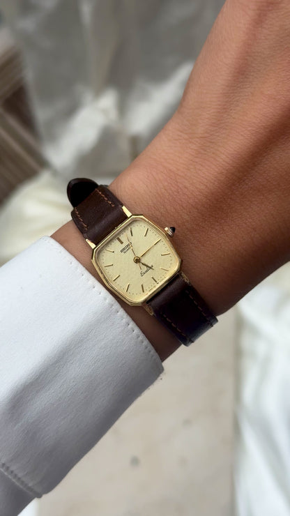 Vintage Seiko Exceline 1994 Watch - 30 Micron Gold Plated