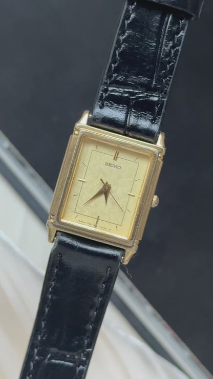Seiko ladies' vintage tank watch