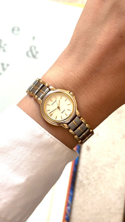 Classic 1996 Seiko Lucent Vintage Watch - Gold Plated, near mint condition