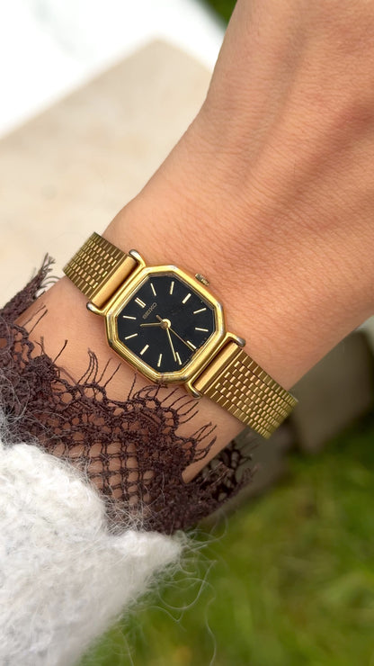 Octagon Seiko Mesh Bracelet Vintage Watch 1992