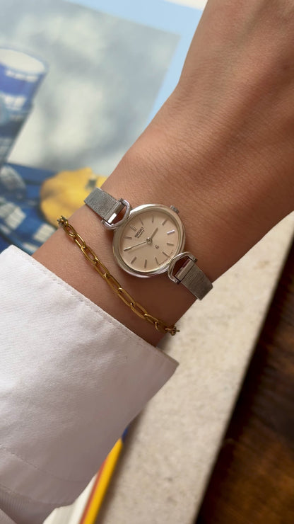 Seiko vintage watch 1989 - palladium plated