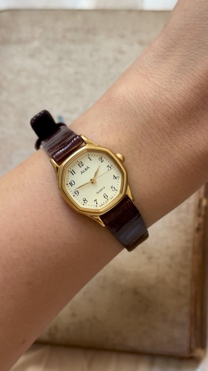 Seiko Alba Vintage Watch - Gold Plated