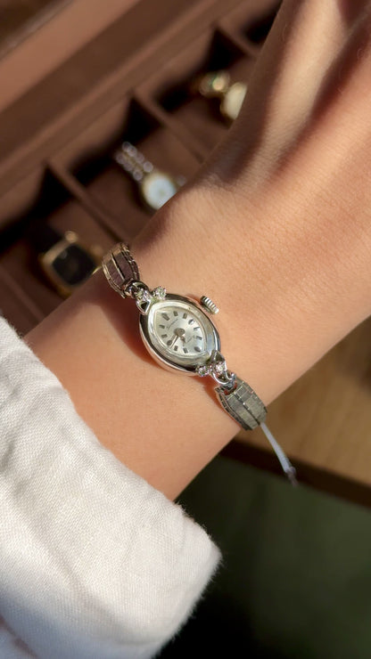 Super Rare 1960s Citizen Grace vintage watch - Rhodium Plated